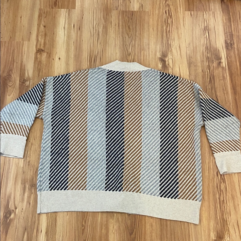 Oversize Eclectic Grandpa cardigan XL - Picture 2 of 6